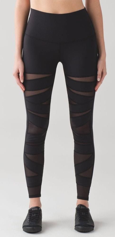 Lululemon Mesh Zig-Zag Leggings | Curtsy