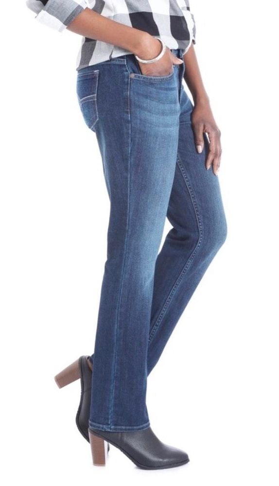 lee riders midrise straight leg jean