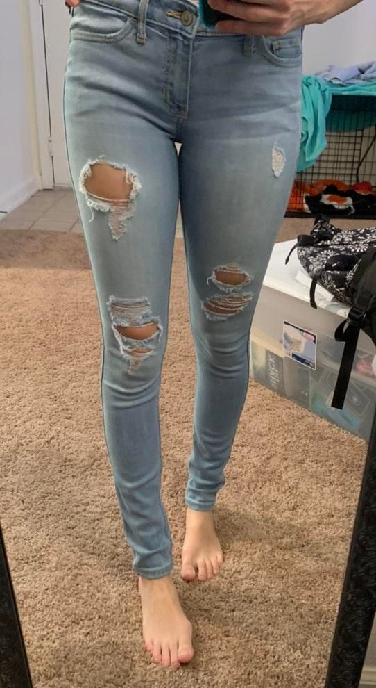 hollister extreme skinny jeans