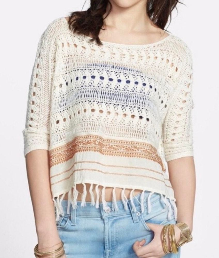 free people crochet top