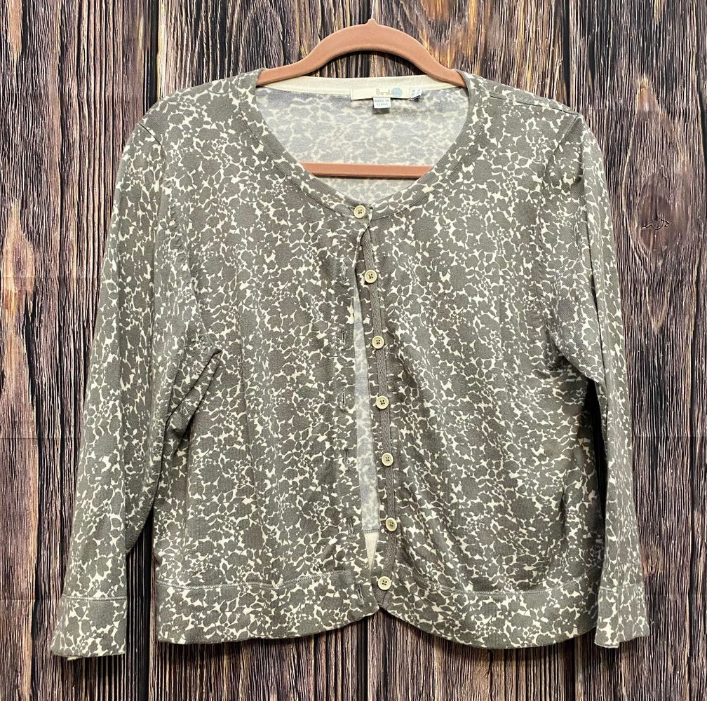 boden grey cardigan