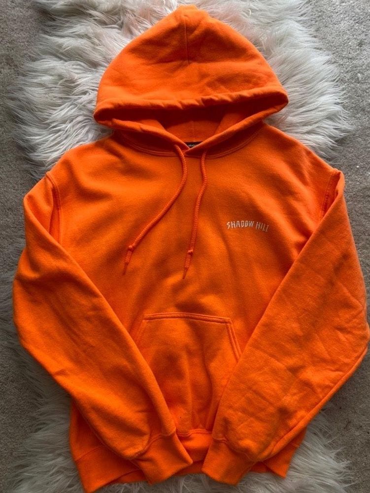 shadow hill orange hoodie