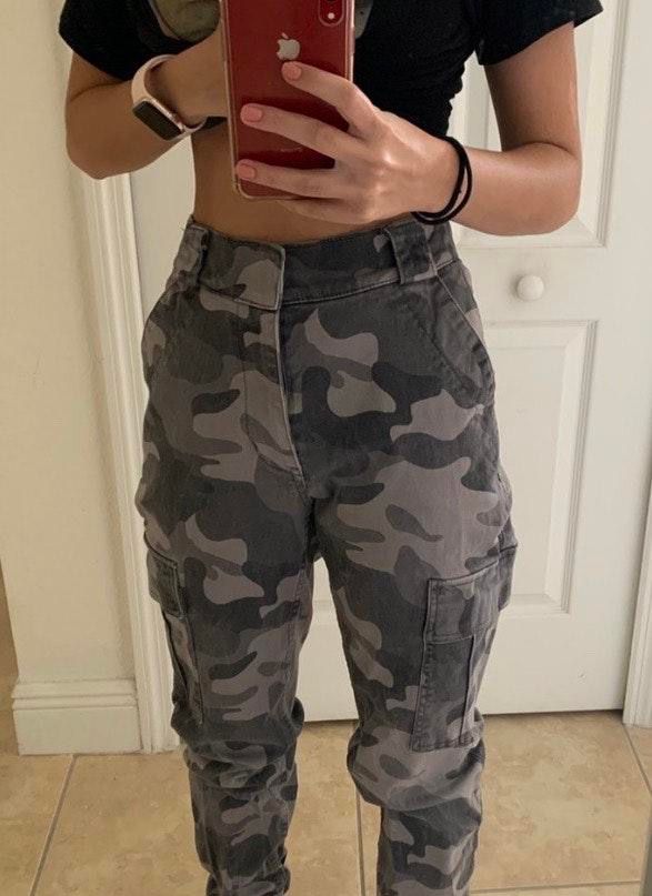 hollister army joggers