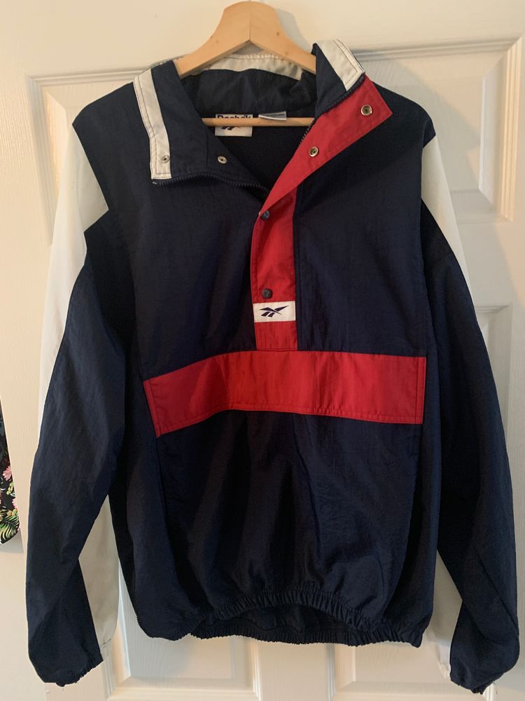 vintage reebok windbreaker