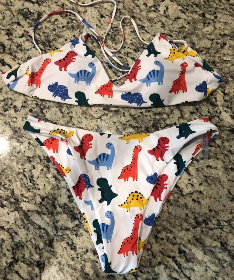 shein dinosaur bathing suit