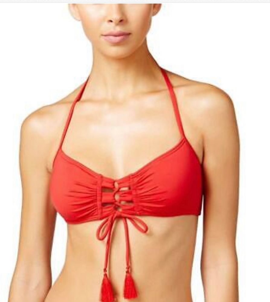 michael kors red bathing suit