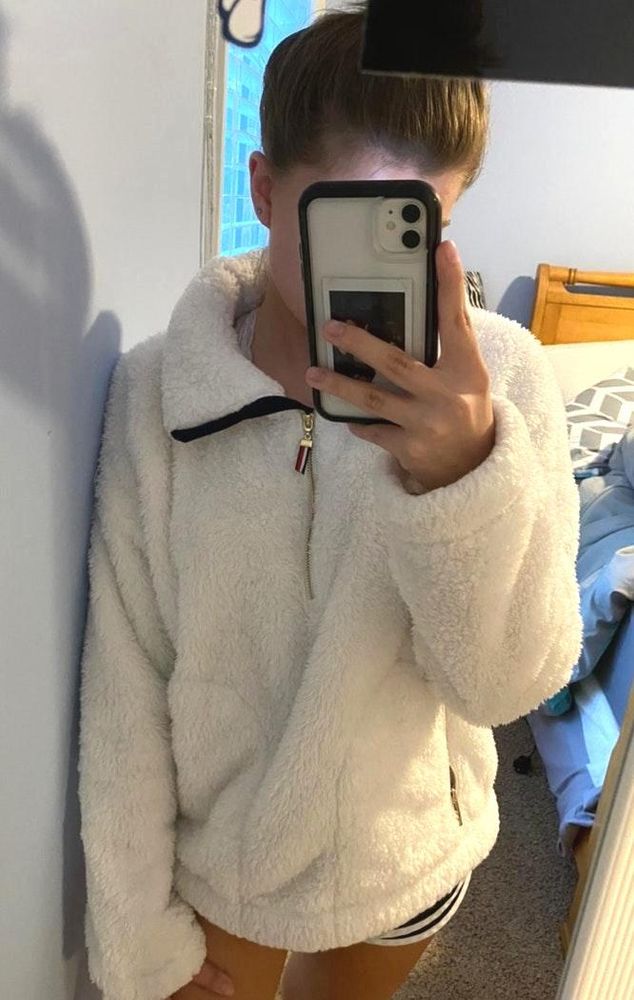 tommy hilfiger fuzzy sweater