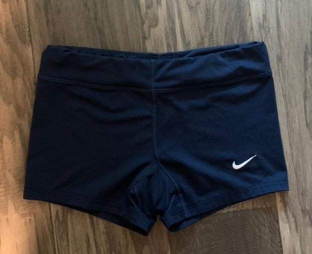 navy blue nike spandex