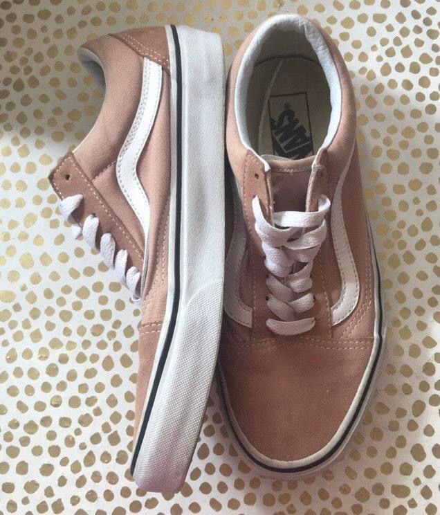 vans old skool pink suede