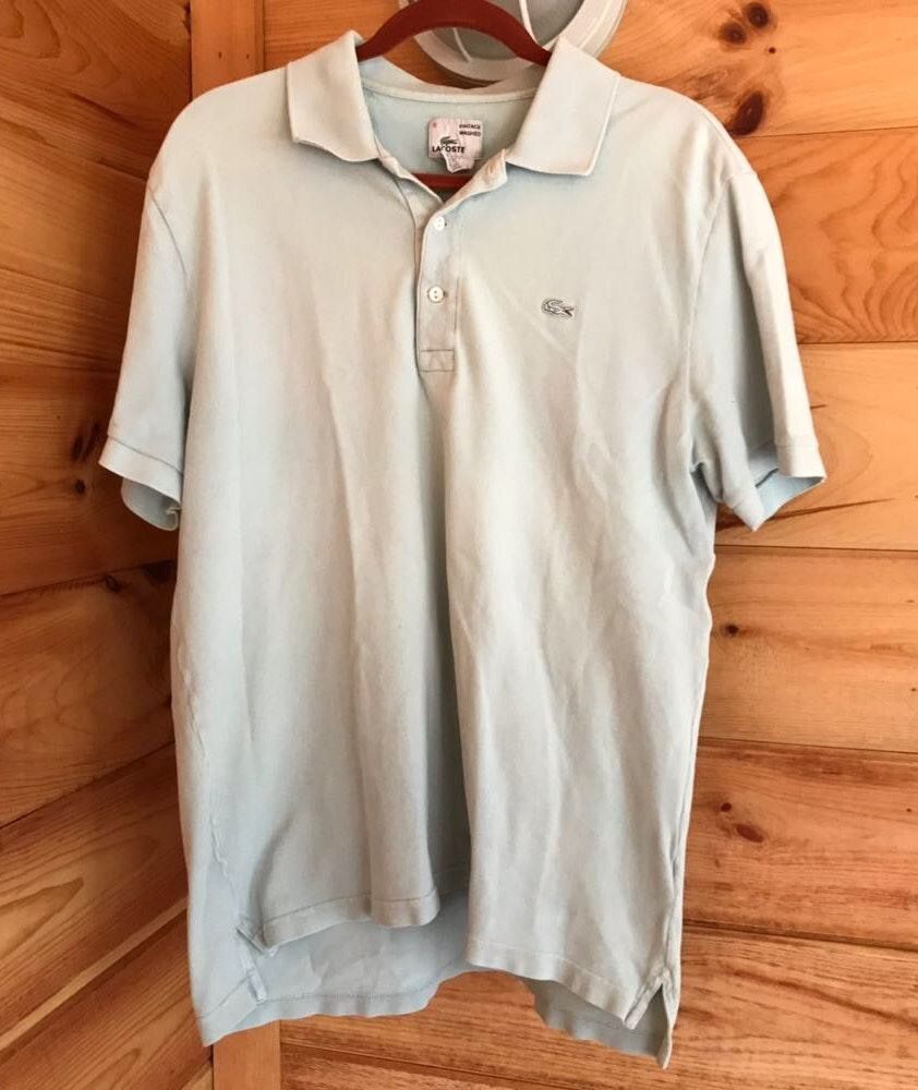 lacoste mint green polo