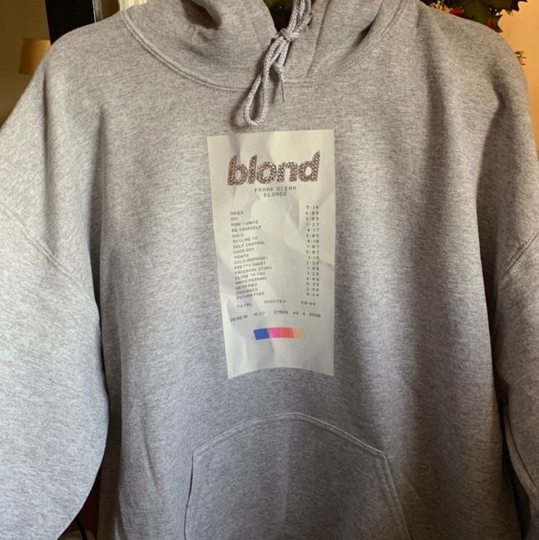 blonde hoodie frank ocean