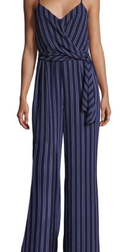 michael kors striped jumpsuit