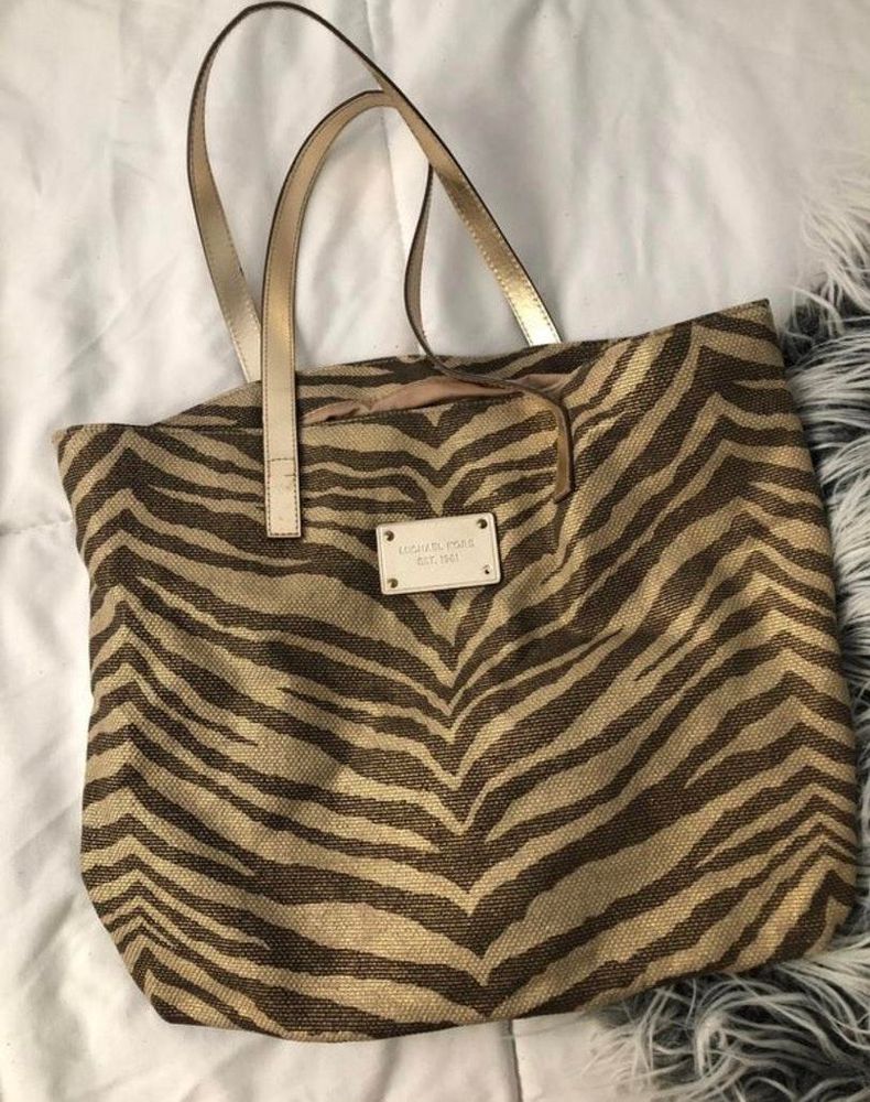 michael kors zebra bag