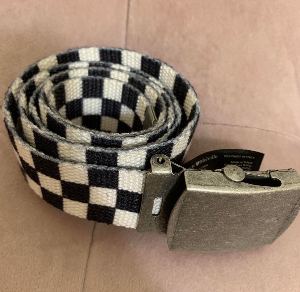 checkered belt brandy melville