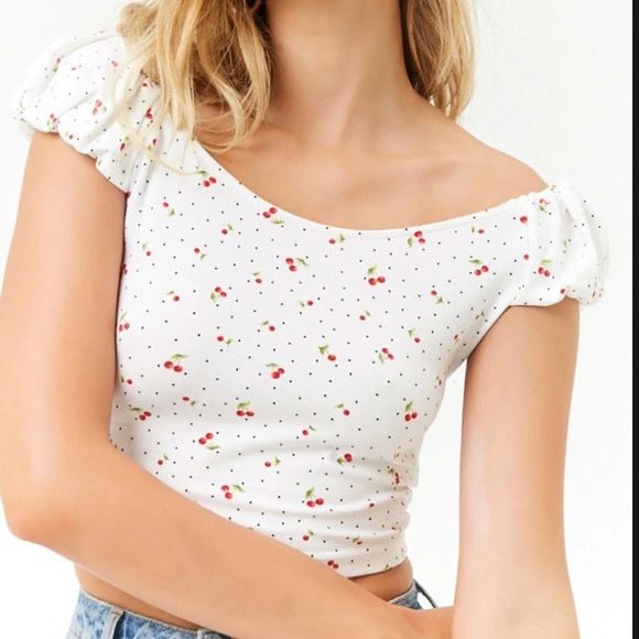 cherry crop top forever 21