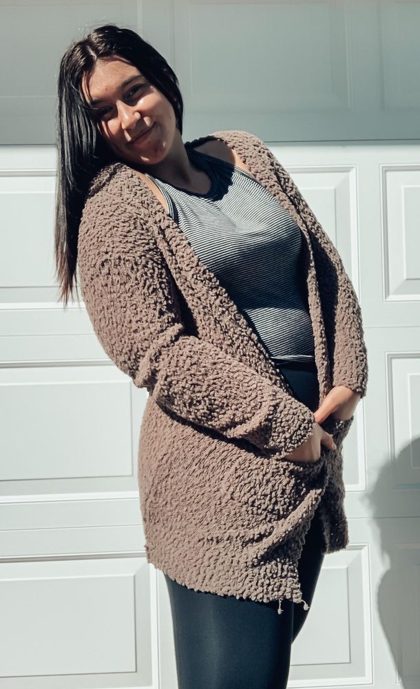 listicle popcorn cardigan