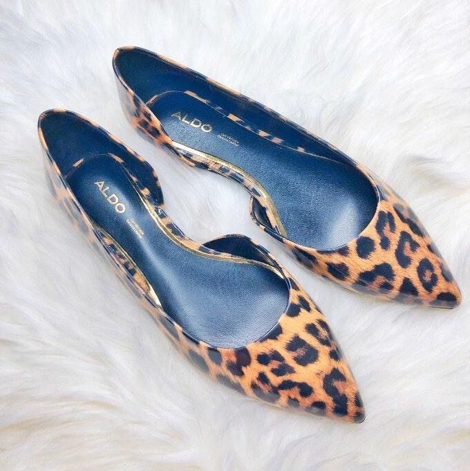 comfy leopard flats