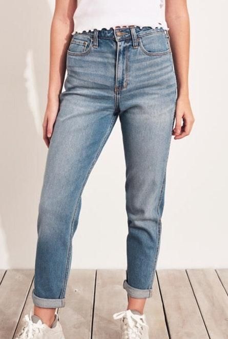 high waisted mom jeans hollister