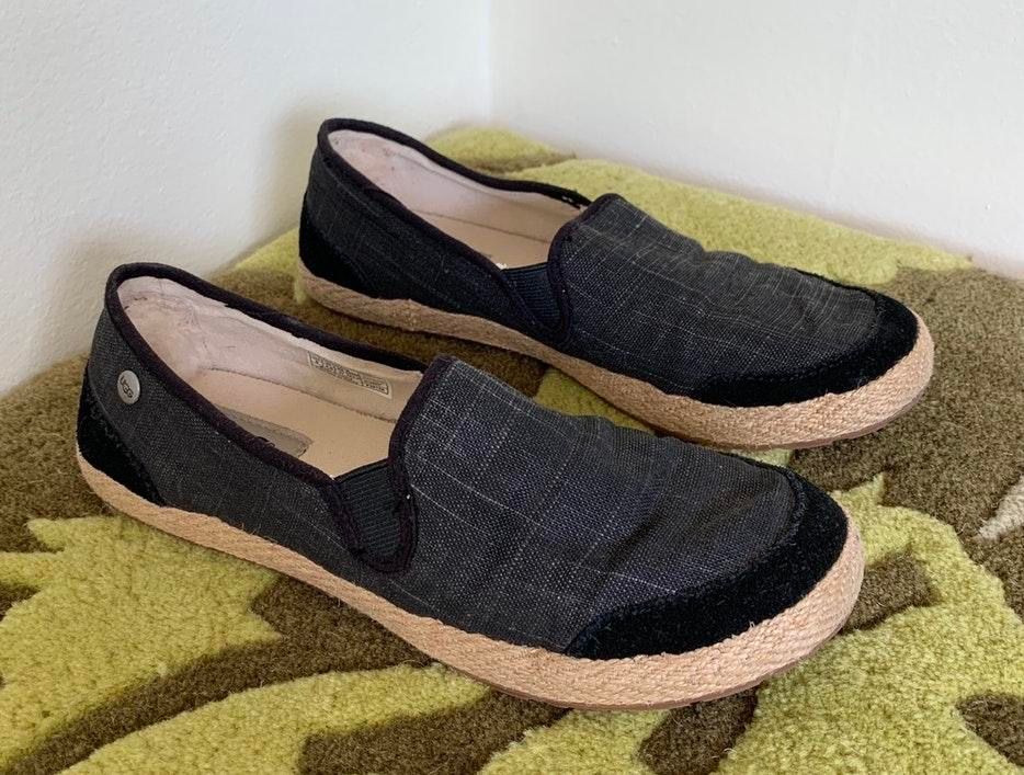 ugg canvas slip on