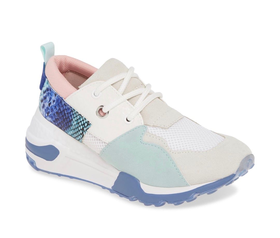 steve madden cliff sneakers pink multi