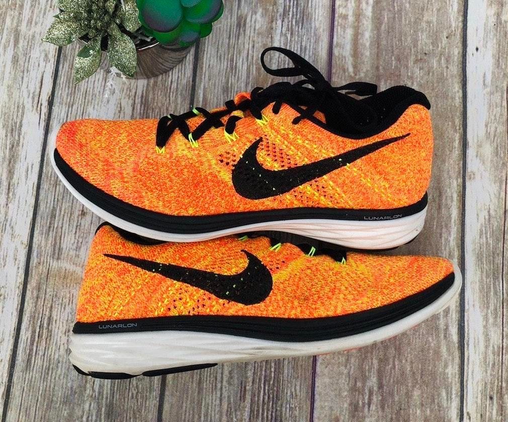 nike flyknit lunar 3 orange