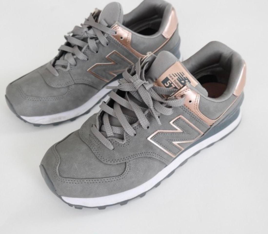 rose gold grey new balance