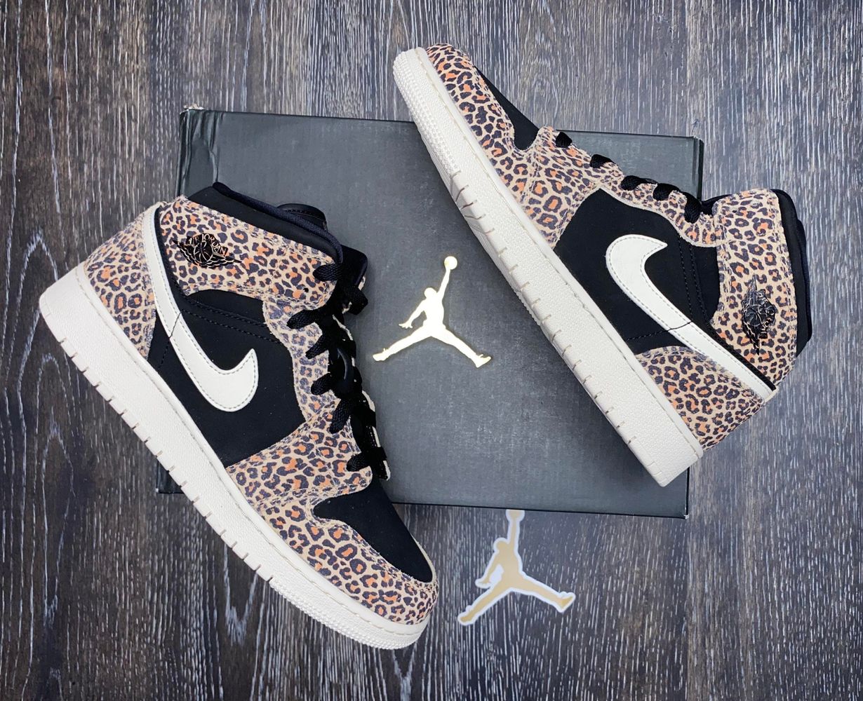 cheetah jordan 1 women's