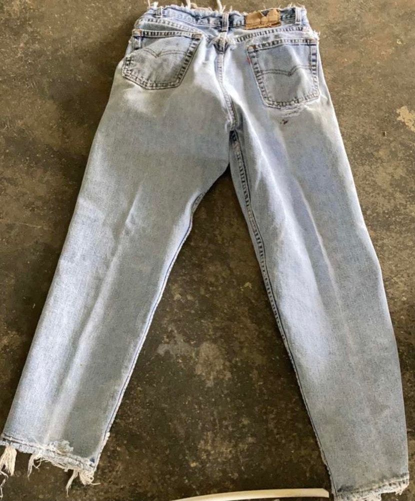 levis mom jeans white