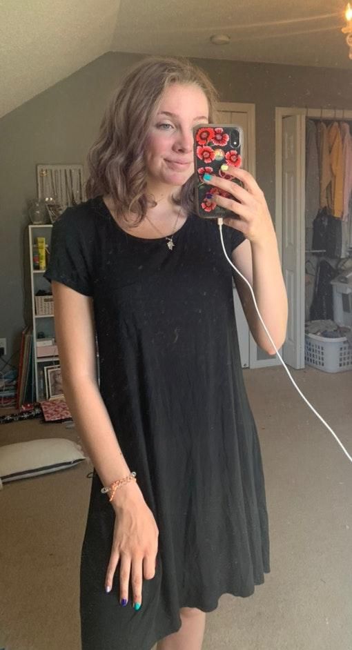 black t shirt dress target