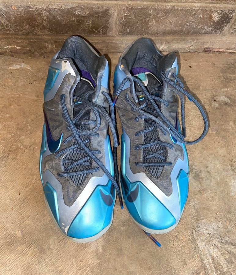 blue lebron 11s