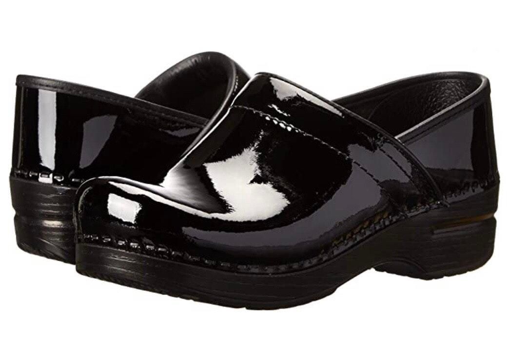 black patent leather dansko