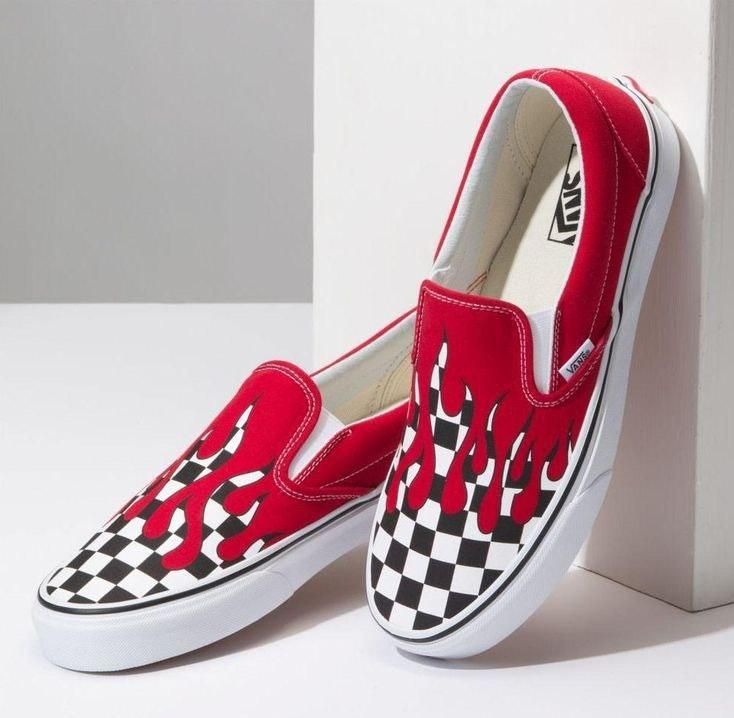 red blood vans