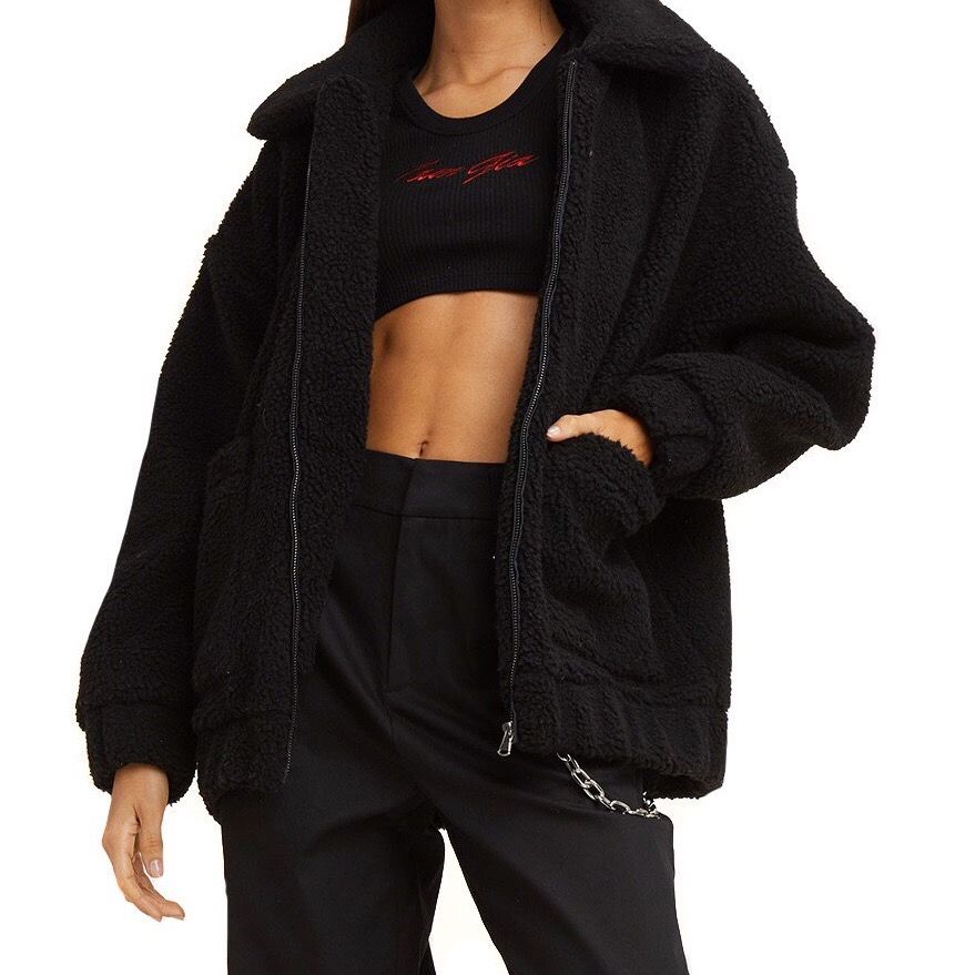 i am gia fuzzy jacket