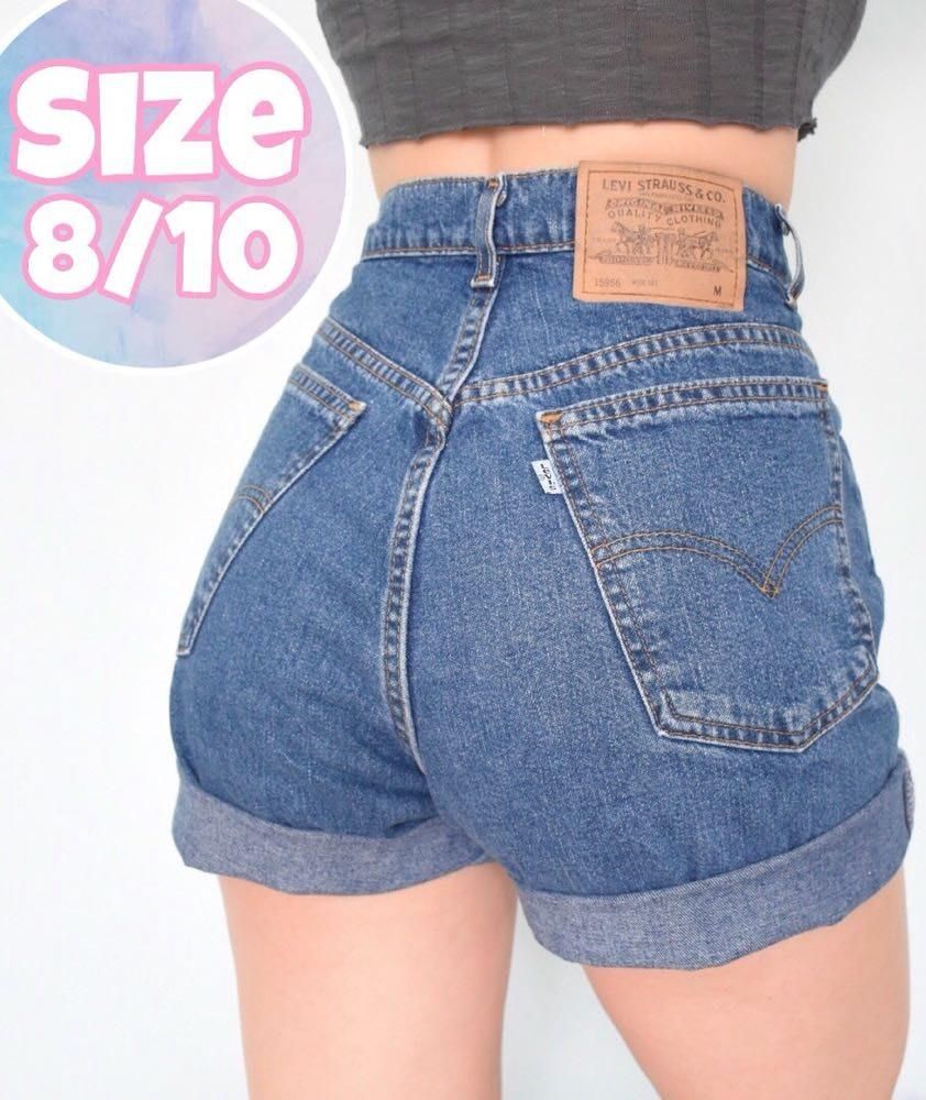 levis vintage high waisted shorts