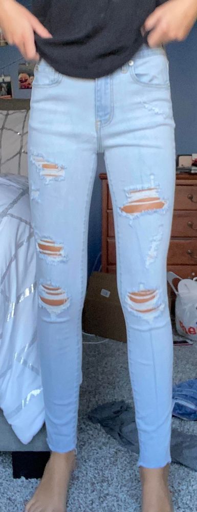 aeropostale ripped jeans