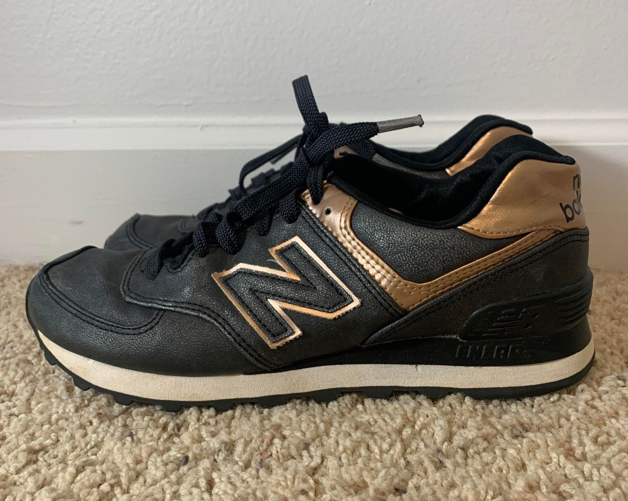 new balance black and rose gold