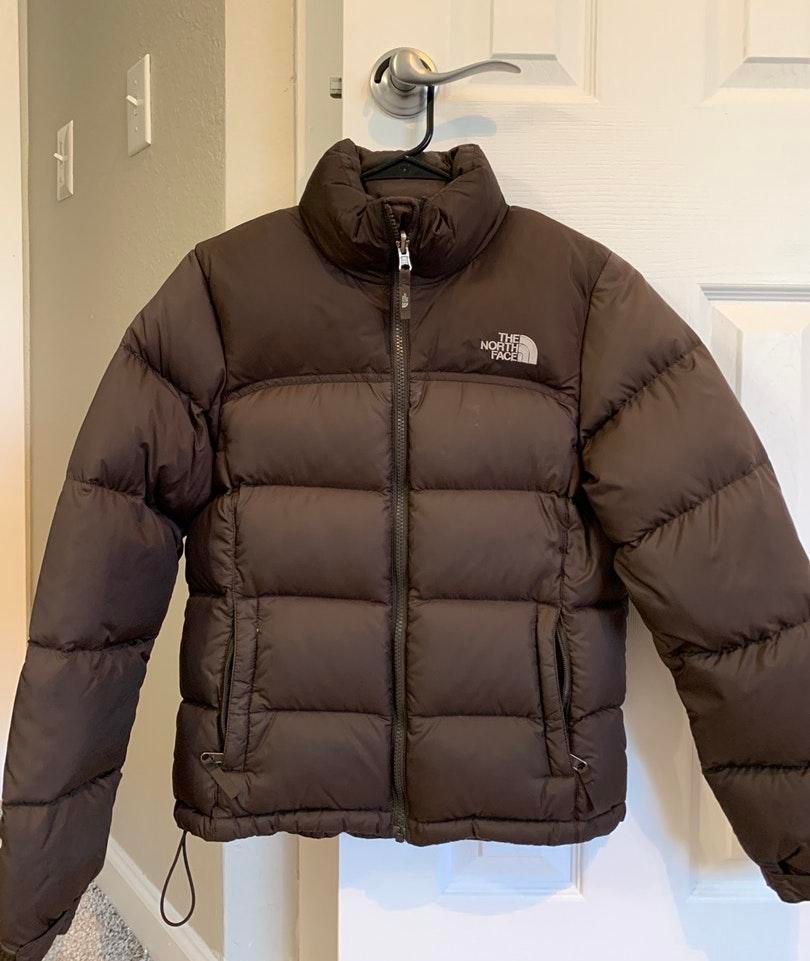north face brown coat