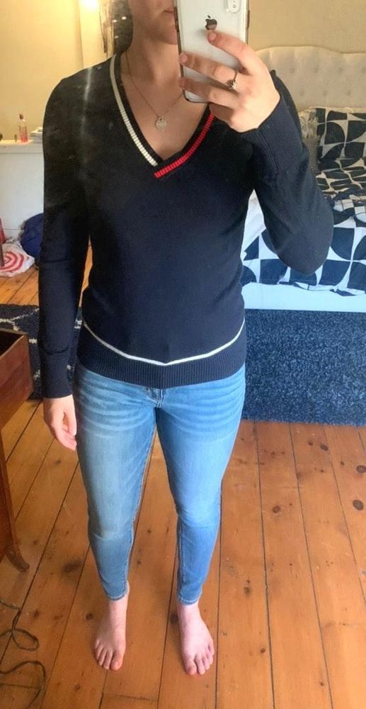 navy tommy hilfiger sweater