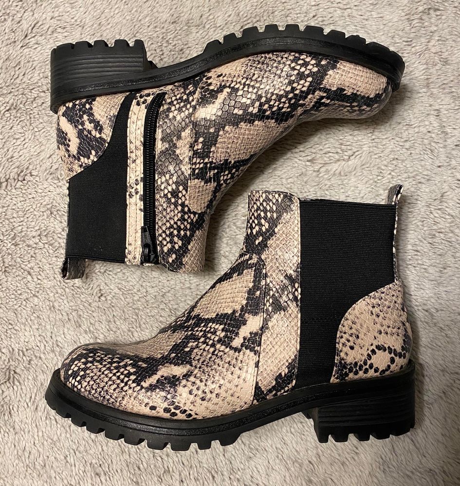 snake print booties target