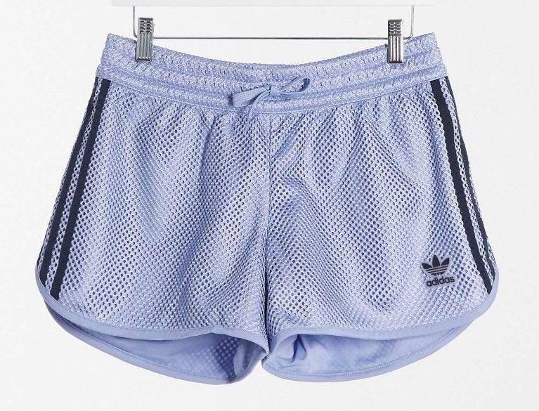 baby blue mesh shorts