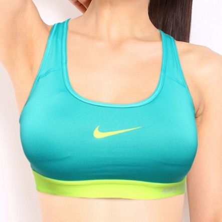 nike teal sports bra