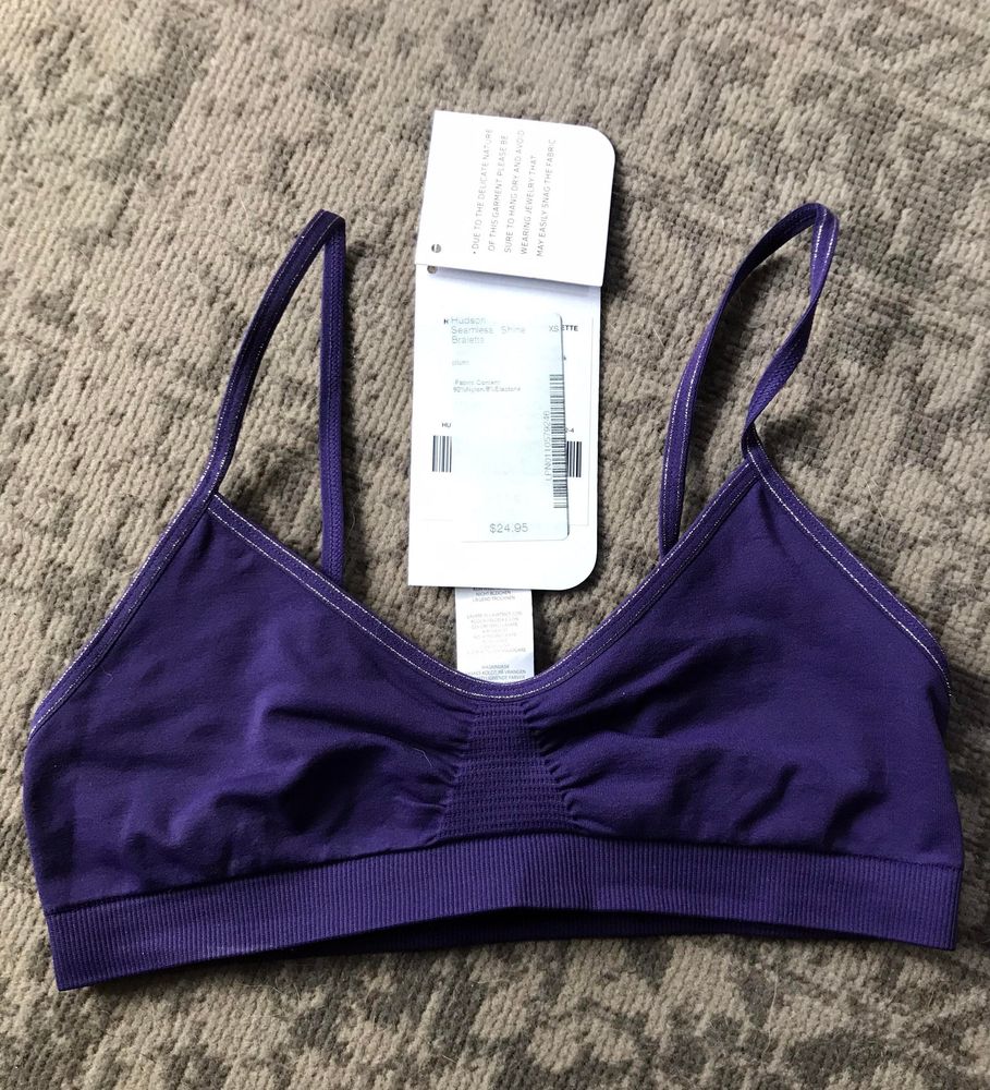 hudson seamless shine bralette