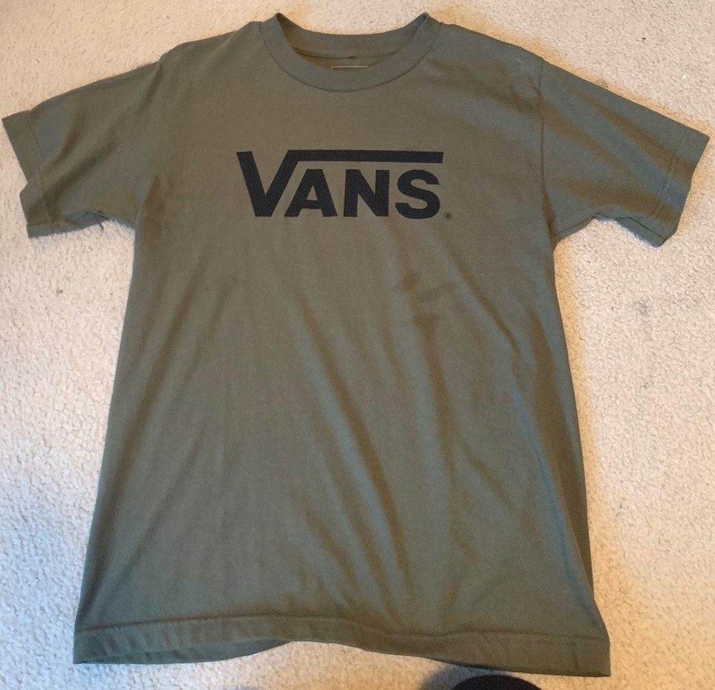 vans olive green shirt