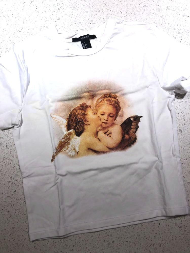 forever 21 angel shirt