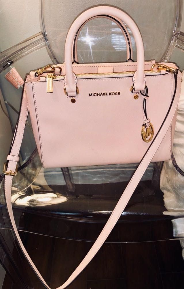 ballet pink michael kors purse