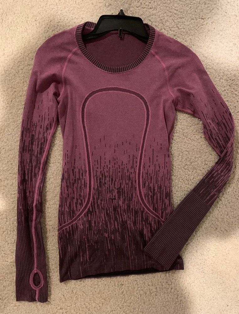 lululemon purple long sleeve top