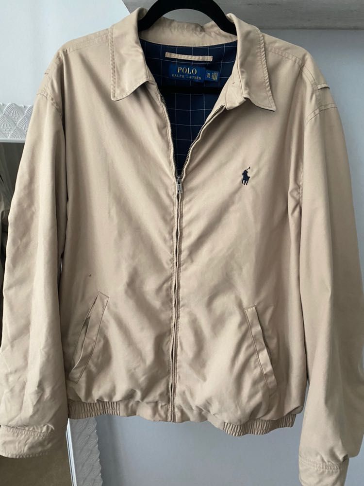 polo jacket tan