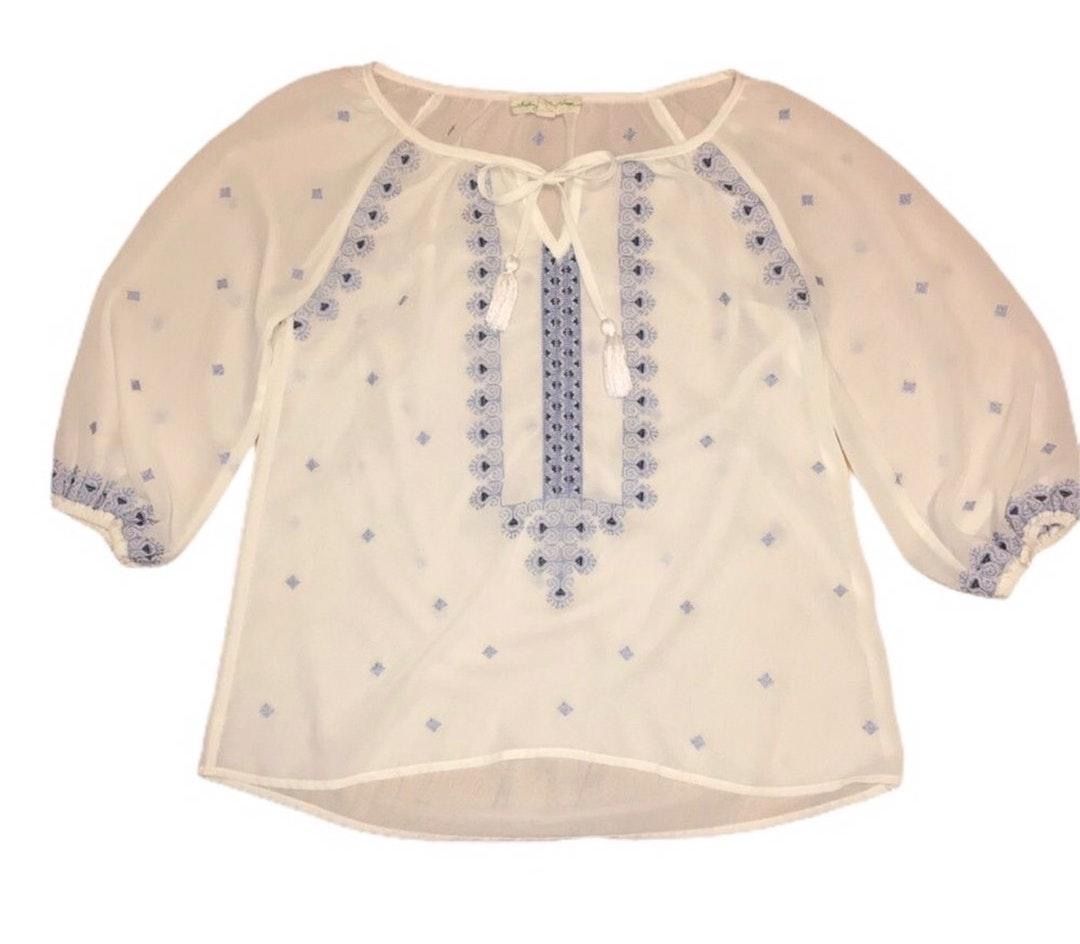 urban outfitters peasant top