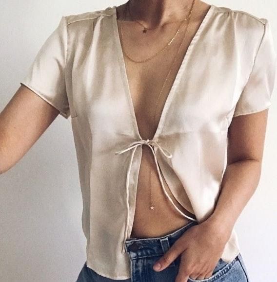 brandy melville satin top