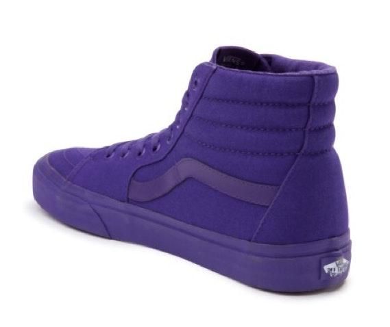 purple high top vans